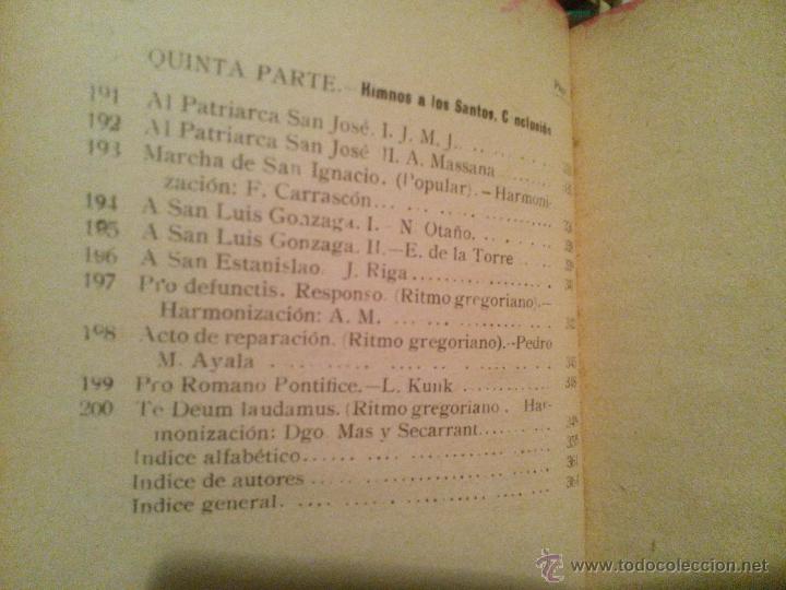 Libros antiguos: cantemos al se&ntilde;or / 1925 - Foto 4