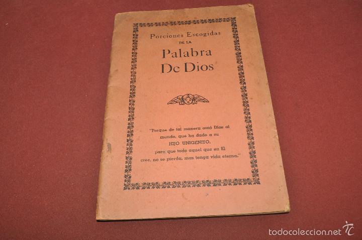 Livres anciens: porciones escogidas de la palabra de dios compiladas por la casa biblica de los angeles - ARE3