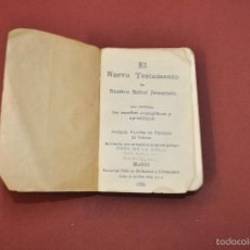 Libros antiguos: EL NUEVO TESTAMENTO DE NUESTRO SEÑOR JESUCRISTO 1932 - ARE3