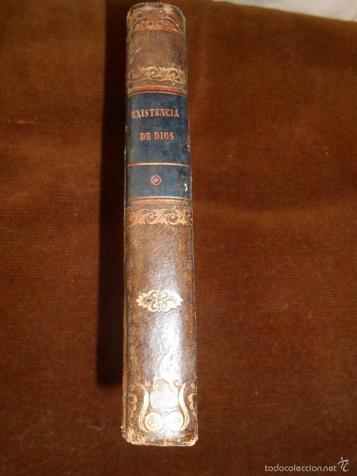 Libros antiguos: Tratado de la existencia de Dios-D. Mario Aubert 1850 - Foto 2