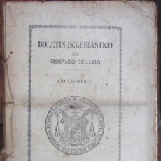 Libros antiguos: BOLETÍN OFICIAL ECLESIÁSTICO DEL OBISPADO DE LUGO. AÑO XXV. NÚM. 1. (1897). Lote 58070167