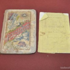 Libros antiguos: UNA PRIMERA COMUNIÓN 1873 Y HISTORIA SAGRADA Y NOCIONES DE RELIGIÓN Y MORAL AÑO 1906