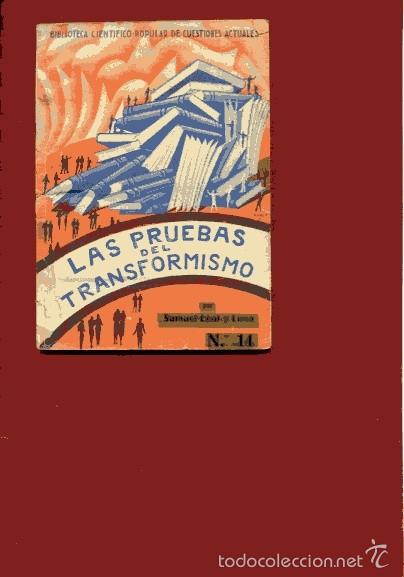 Libros antiguos: LAS PRUEBAS DEL TRANSFORMISMO... ni - Foto 1
