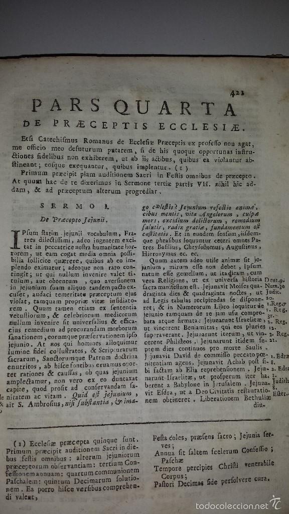 Libros antiguos: CONCIONATOR CATECHISTICUS -1773 - - Foto 4