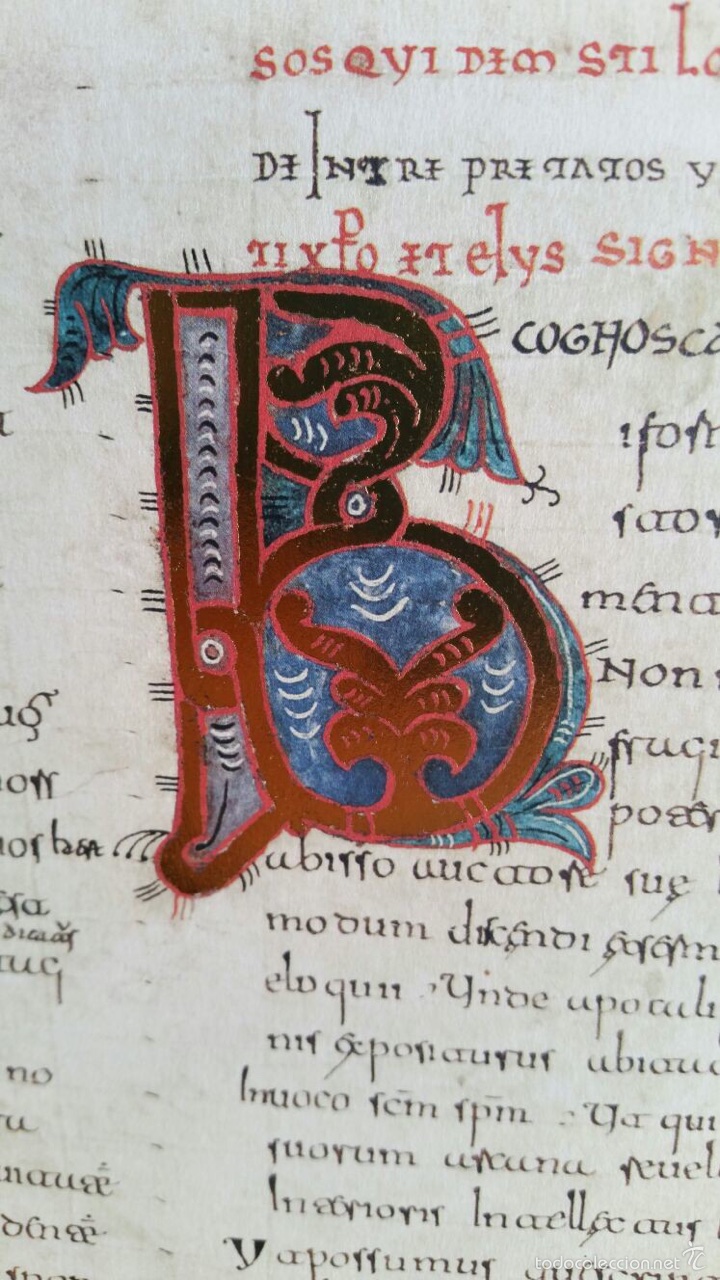 Libros antiguos: Beato de Liebana C&oacute;dice de Girona - Foto 3