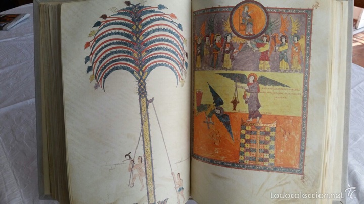 Libros antiguos: Beato de Liebana C&oacute;dice de Girona - Foto 4