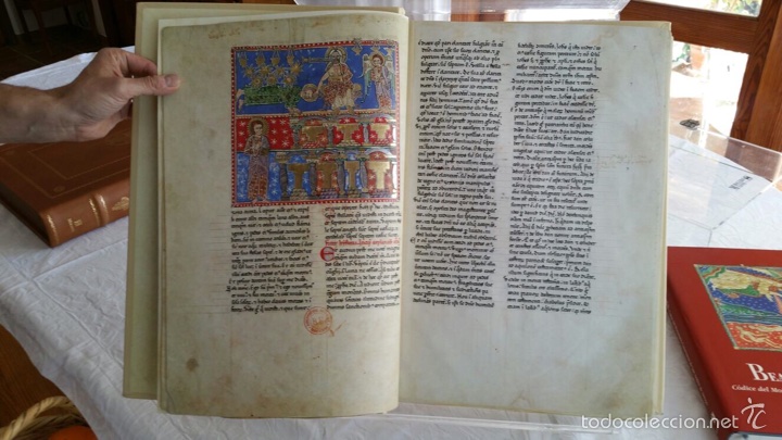 Libros antiguos: Beato de Liebana C&oacute;dice de Girona - Foto 8