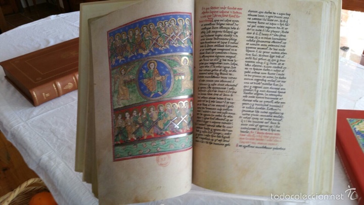 Libros antiguos: Beato de Liebana C&oacute;dice de Girona - Foto 9