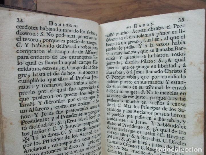 Libros antiguos: OFICIO DE LA SEMANA SANTA. C. 1800. - Foto 4