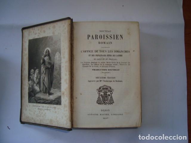 Libros antiguos: MISAL ROMAIN 1847 - Foto 1