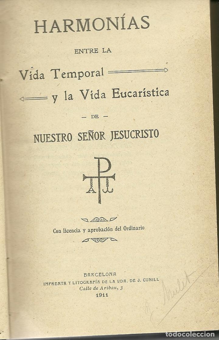 Libros antiguos: HARMONIAS - Foto 1