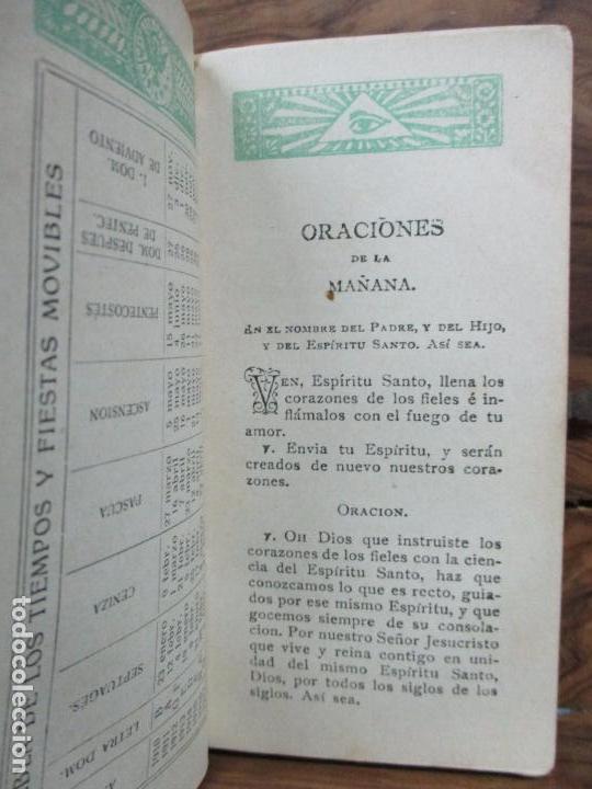 Libros antiguos: LIBRO DE HORAS ABREVIADO. 1891. - Foto 3