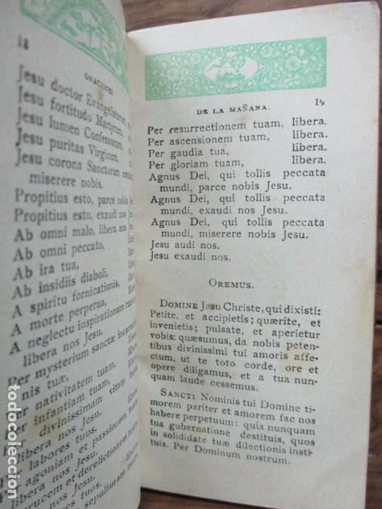 Libros antiguos: LIBRO DE HORAS ABREVIADO. 1891. - Foto 4