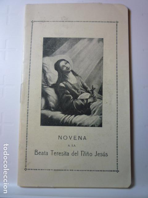 Libros antiguos: NOVENA A LA BEATA TERESITA DEL NI&Ntilde;O JES&Uacute;S.