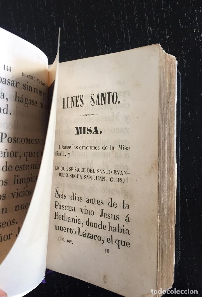 Libros antiguos: ANTIGUO DEVOCIONARIO - LOS MISTERIOS DE LA MISA - PREPARACION PARA LA MISA, SEMANA SANTA, DOMINGO DE