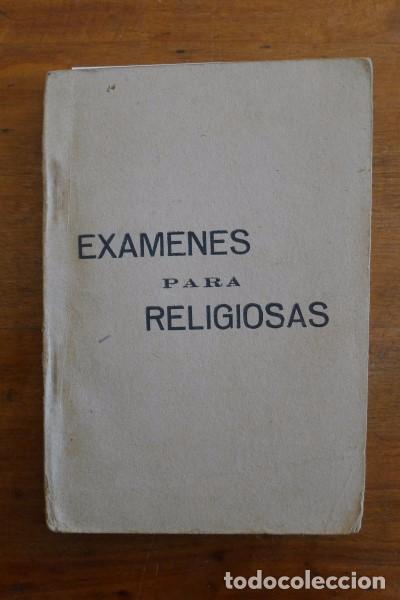 Libros antiguos: EX&Aacute;MENES para religiosas - Foto 1