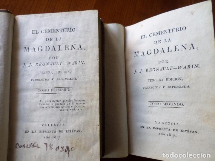 Libros antiguos: LIBRO EL CEMENTERIO DE LA MAGDALENA 1817 - Foto 3