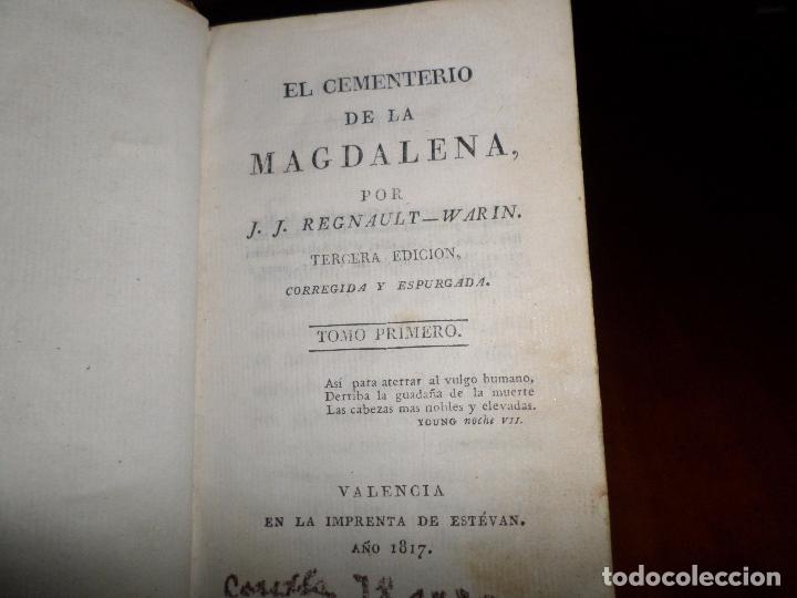 Libros antiguos: LIBRO EL CEMENTERIO DE LA MAGDALENA 1817 - Foto 8