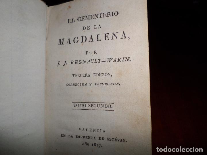 Libros antiguos: LIBRO EL CEMENTERIO DE LA MAGDALENA 1817 - Foto 9