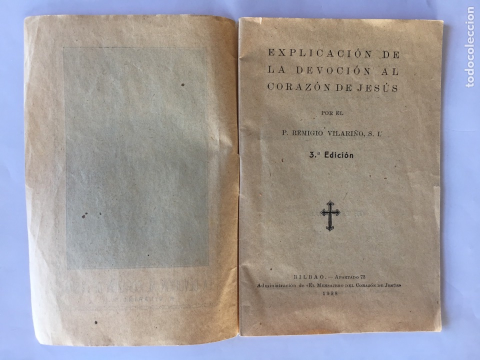 Libros antiguos: Bilbao, Novena LA DEVOCION AL CORAZ&Oacute;N DE JESUS (h.1928) - Foto 2