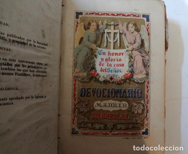 Libros antiguos: Libro del s. XIX: Eucologio romano (devocionario completo) - Foto 2