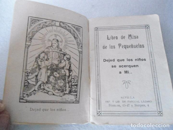 Libros antiguos: LIBRO DE MISA DE LOS PEQUE&Ntilde;UELOS 1918 - Foto 4