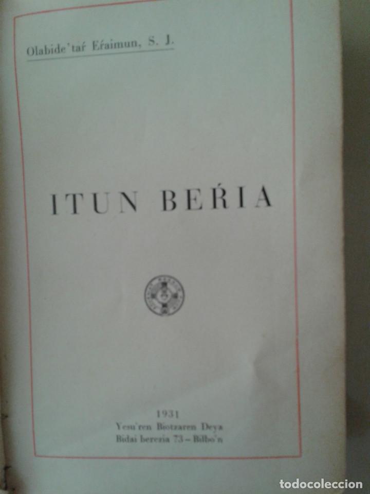 Libros antiguos: ITUN BERIA - Foto 2