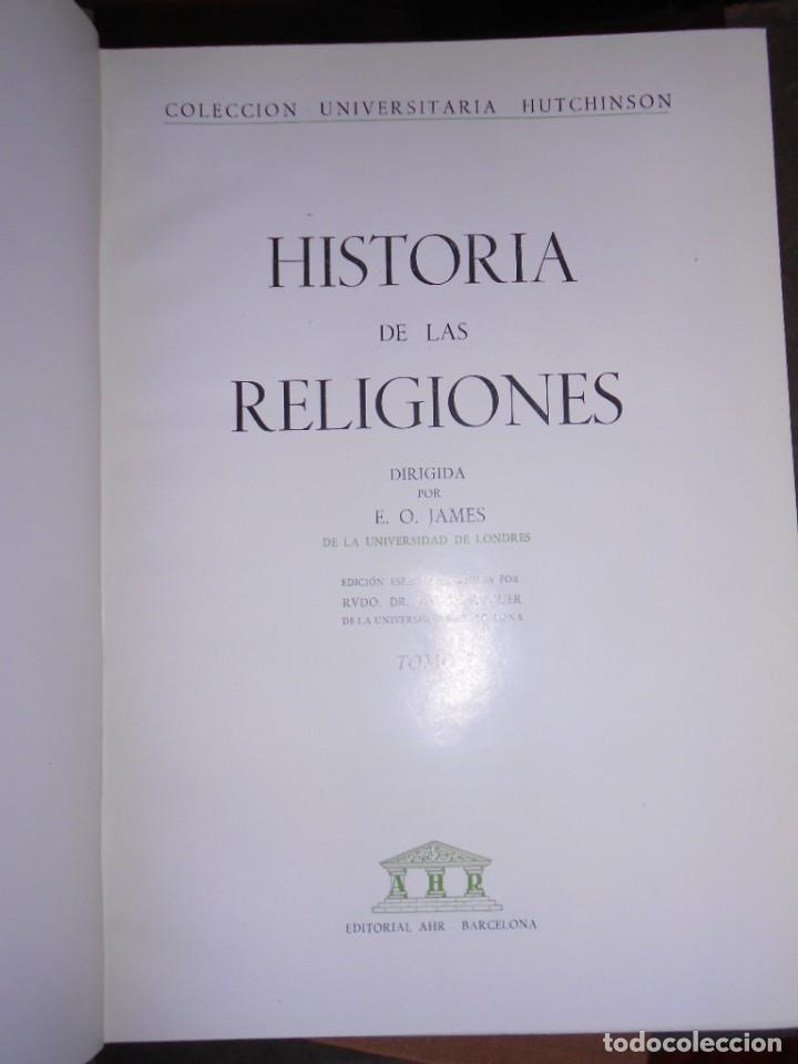 Libros antiguos: Historia de las Religiones. E. O. James - Foto 3