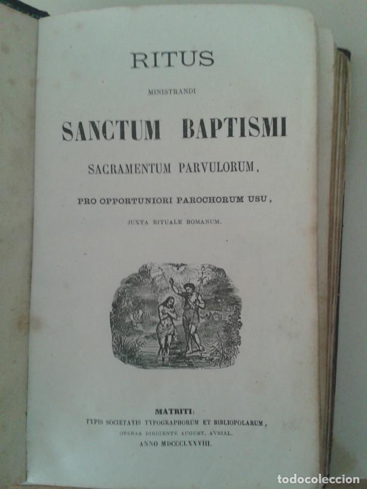 Libros antiguos: MANUAL DE SACRAMENTOS. 1864 - Foto 2