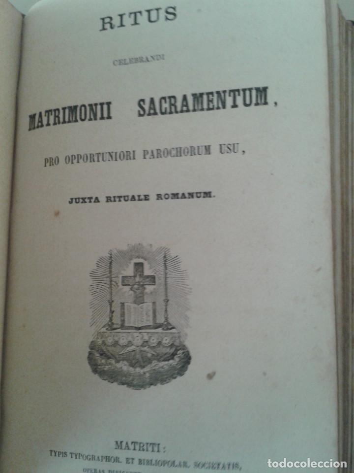 Libros antiguos: MANUAL DE SACRAMENTOS. 1864 - Foto 3
