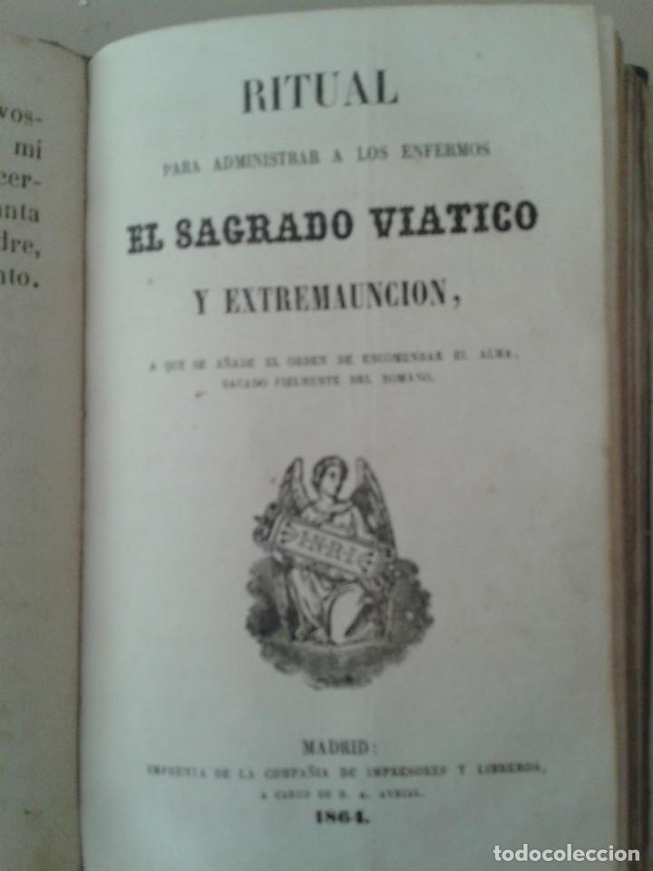 Libros antiguos: MANUAL DE SACRAMENTOS. 1864 - Foto 4