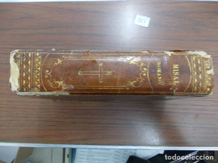 Libros antiguos: Misal Romano de 1.851 - Foto 2
