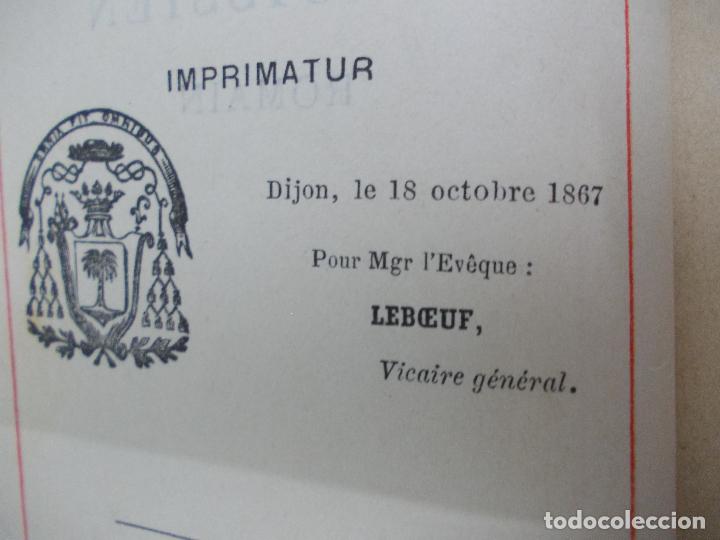 Libros antiguos: Misal Romano en franc&eacute;s  de 1.867 - Foto 3