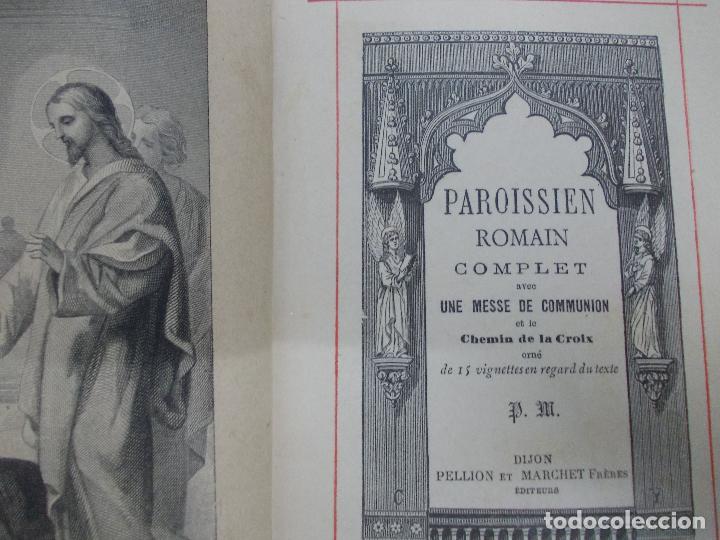Libros antiguos: Misal Romano en franc&eacute;s  de 1.867 - Foto 4