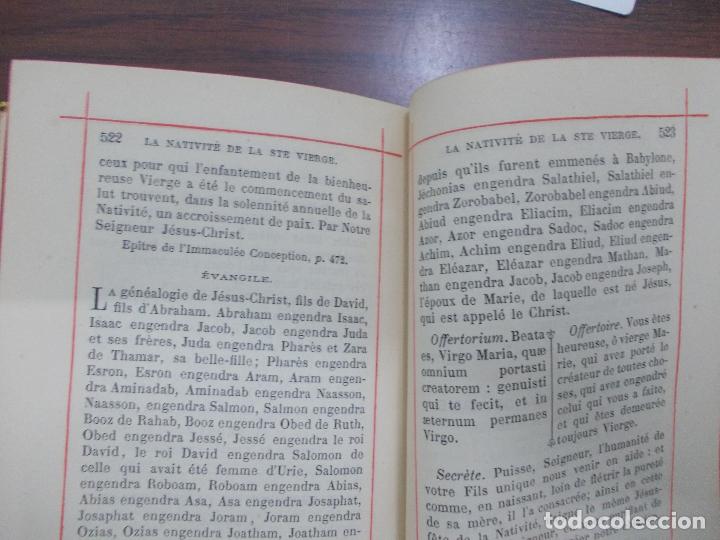 Libros antiguos: Misal Romano en franc&eacute;s  de 1.867 - Foto 6