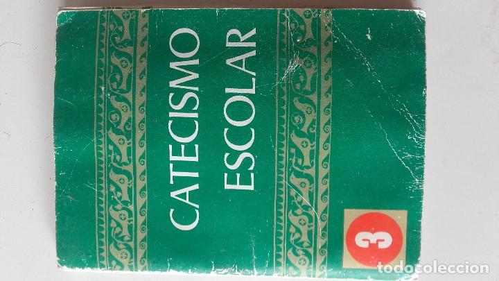 Libros antiguos: catecismo escolar - Foto 1