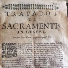 Libros antiguos: PRONTUARIO DE TEOLOGIA MORAL. FRANCISCO LARRAGA. MADRID 1727.