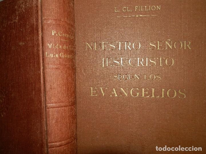 Libros antiguos: SAN LUIS GONZAGA-JESUCRISTO SEGUN EVANGELIOS. 1917-1924,TELA,507-511PP.BIOGRAFIAS RELIGIOSAS
