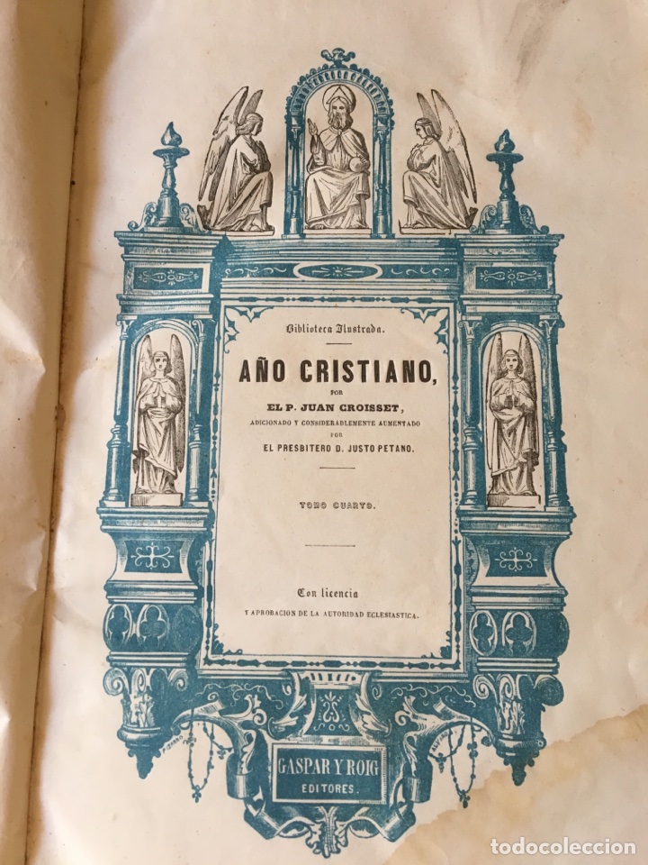 Libros antiguos: A&ntilde;o cristiano - Foto 1