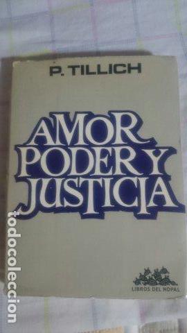 Libros antiguos: Amor, poder y justicia - Paul Tillich - Foto 1