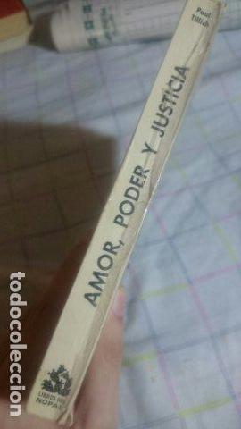 Libros antiguos: Amor, poder y justicia - Paul Tillich - Foto 8