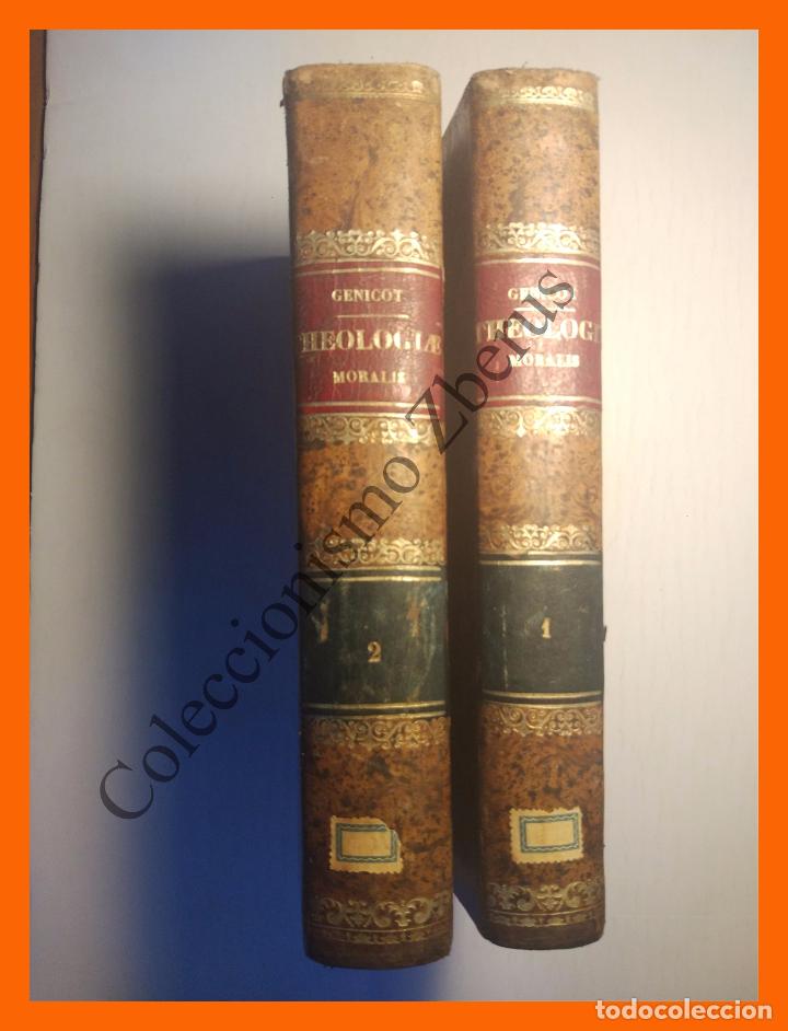 Old books: Theologiae Moralis Institutiones quas in Collegio Lovaniensi Societatis Jesu - Eduardus Genicot