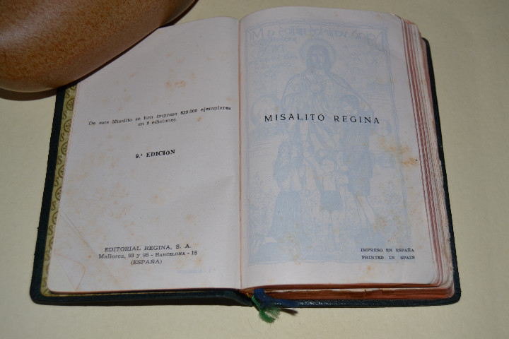 Libros antiguos: MISALITO REGINA -9&ordf; EDICION - Foto 2