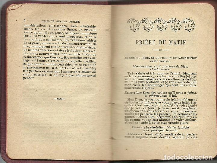 Libros antiguos: MINI LIBRO LA JOURNEE DU CHRETIEN - 1908 - Foto 3