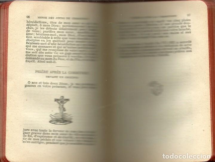 Libros antiguos: MINI LIBRO LA JOURNEE DU CHRETIEN - 1908 - Foto 4