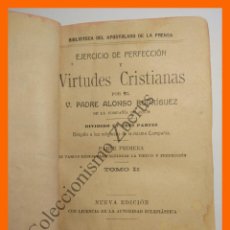 Livros antigos: EJERCICIO DE PERFECCION Y VIRTUDES CRISTIANAS. TOMO II - ALONSO RODRIGUEZ. Lote 110634715