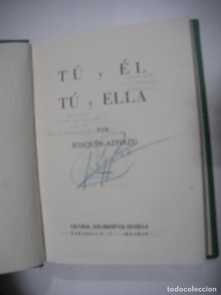 Libros antiguos: ANTIGUO LIBRO - TU Y EL, TU Y ELLA - Foto 2