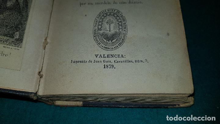 Libros antiguos: DEVOCIONARIO LA AZUCENA (1879) - Foto 3