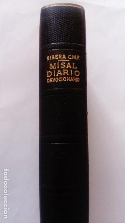 Libros antiguos: Libro Misal Diario y Devocionario - Foto 1