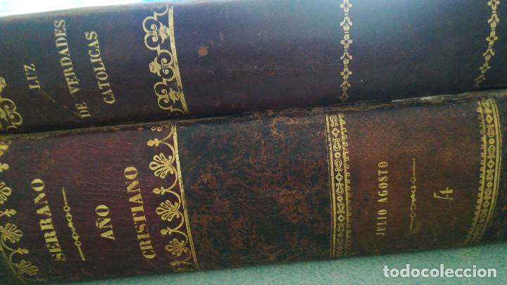 Old books: LIBRO ANTIGUO S. XVIII. LUZ DE VERDADES CAT&Oacute;LICAS